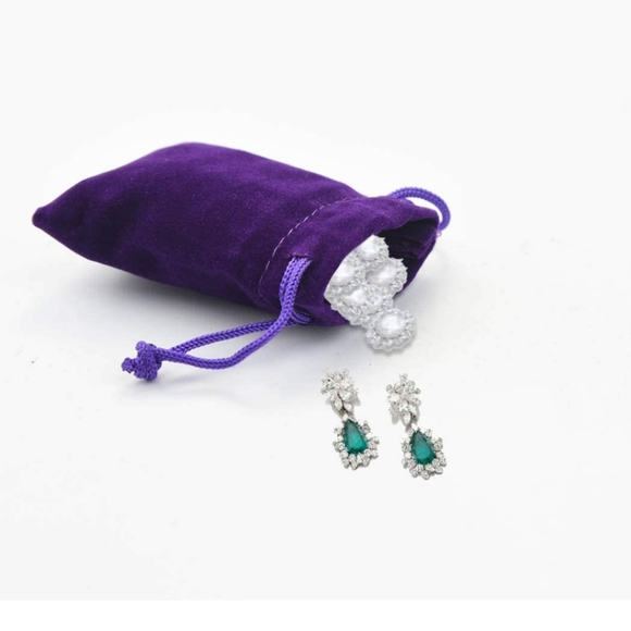 Jewelry pouches 2x3 velvet cloth - Picture 7 of 8